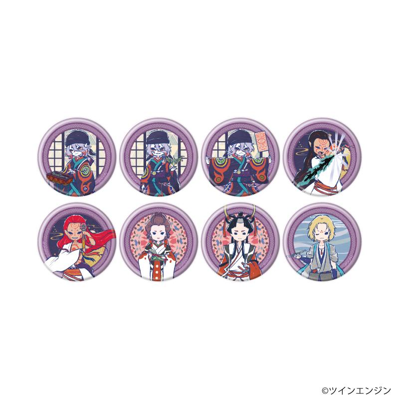 劇場版《怪化貓》 第三章 蛇神 徽章03/全套(共8款)(GraffArt插畫)【全套/8個裝】