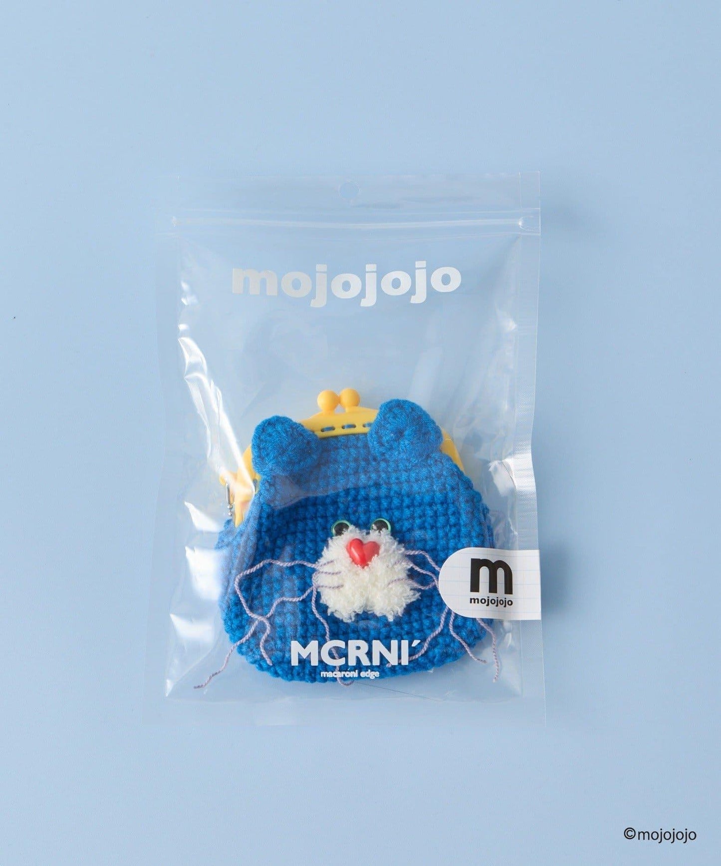 mojojojo×macaroni edge 毛線口金包