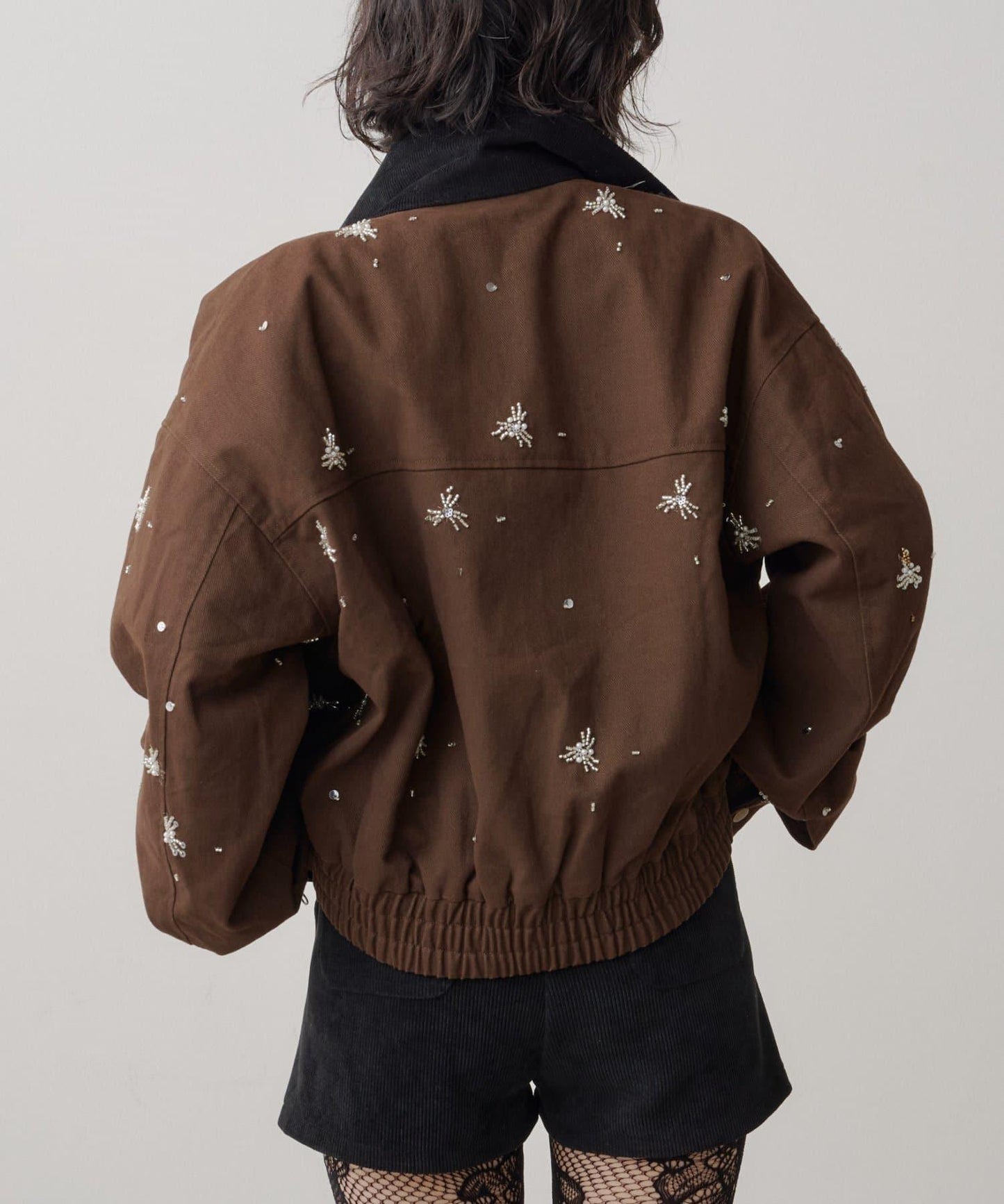 【2026AW型錄】鑲鑽獵裝夾克