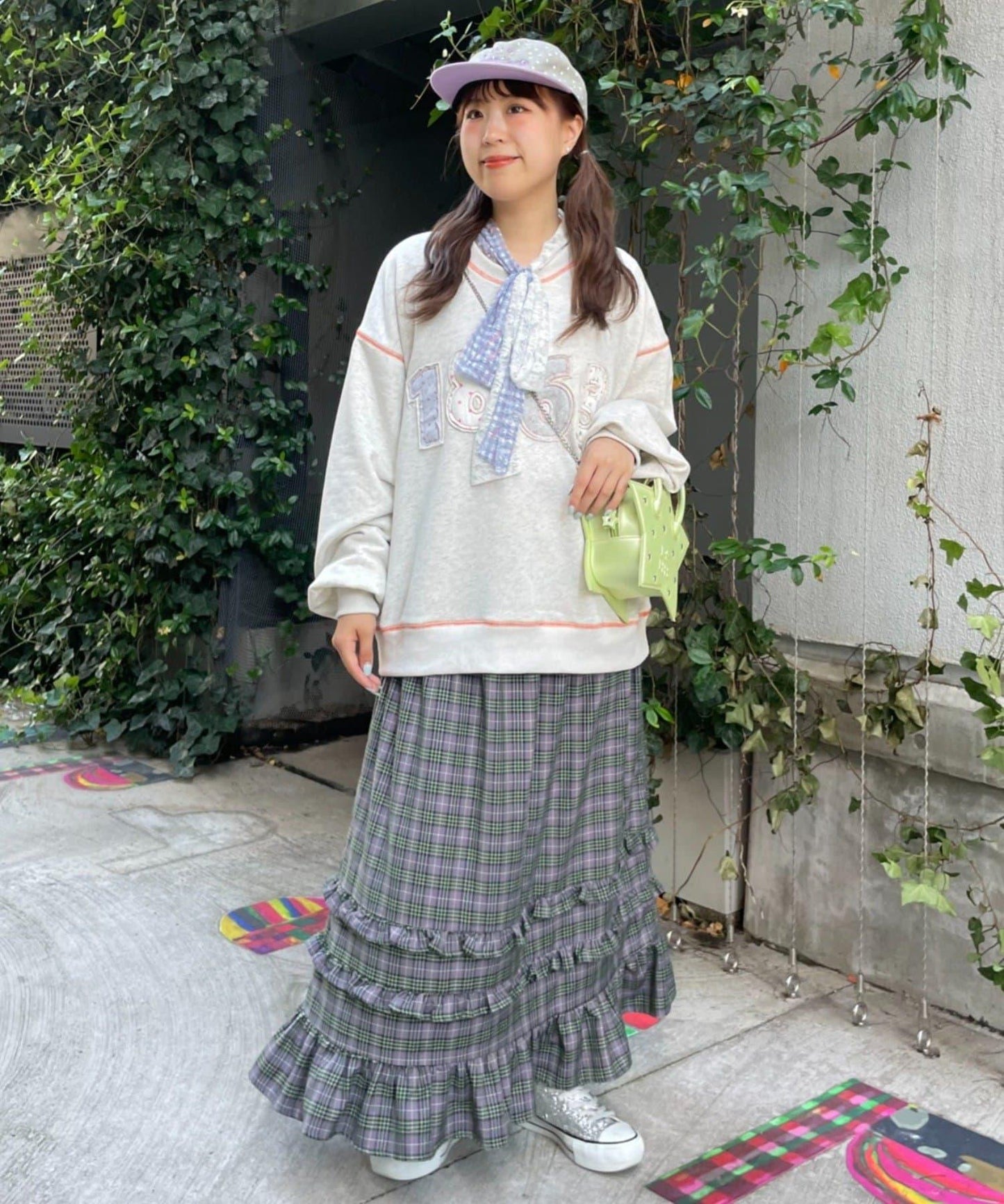 HELLO.SANFRANCISCO 徽標拼色寬鬆衛衣