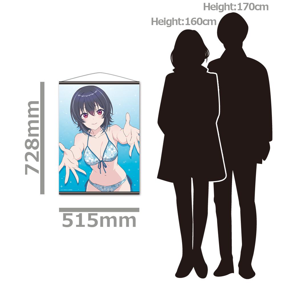 クラスで2番目に可愛い女の子と友だちになった B2掛畫 朝凪海 泳裝ver.