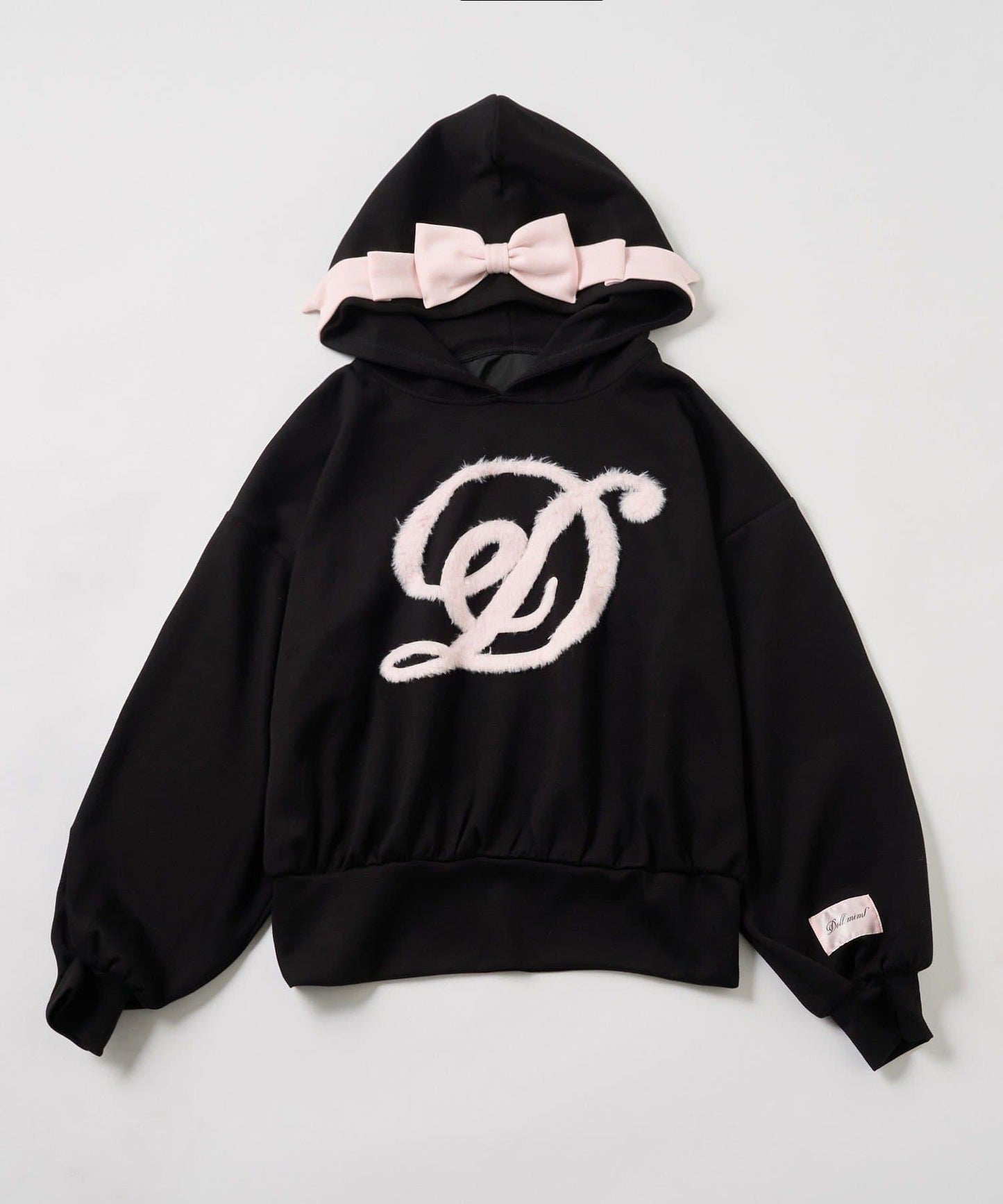 miko fur logo hoodie