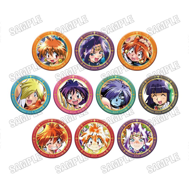 スレイヤーズ(秀逗魔導士) 徽章收藏 第二彈 完整盒裝(10個入)