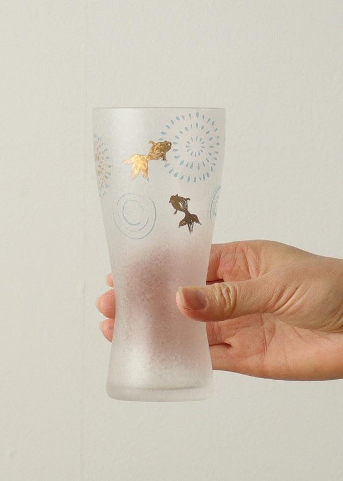 【アデリア】Premium花火 啤酒杯M對杯套裝