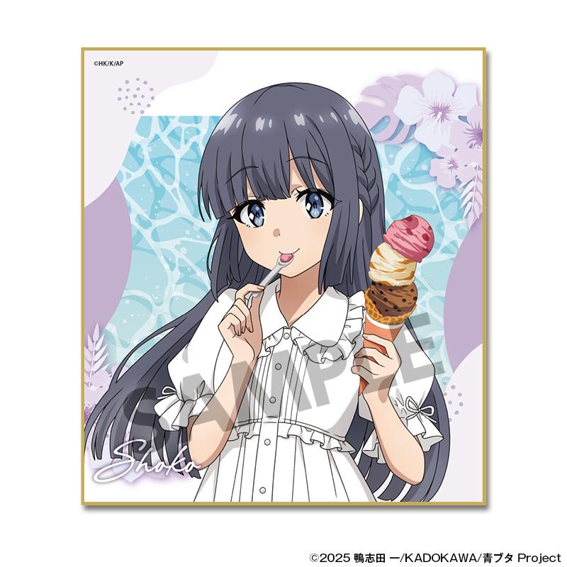 青春ブタ野郎シリーズ(青春豬頭少年系列) 牧之原翔子 假期ver. 迷你色紙