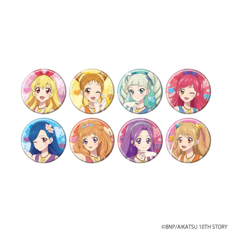 アイカツ!(偶像活動) 徽章14 完整套裝(全8種) 描き下ろしイラスト