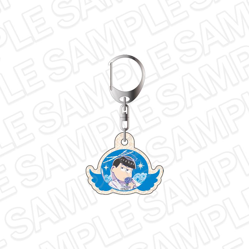 おそ松さん(阿松) 閃粉亞克力鑰匙扣 カラ松 Angel ver.