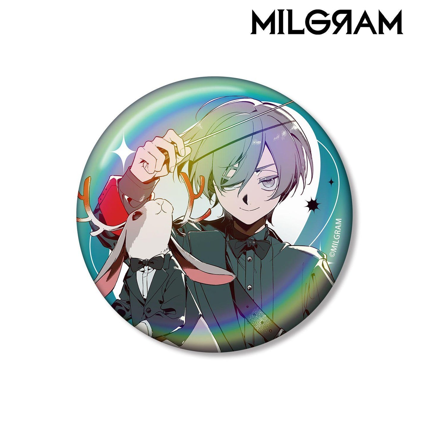 《MILGRAM》 しづさん插畫 エス&ジャッカロープ オーケストラver. 75mm極光徽章