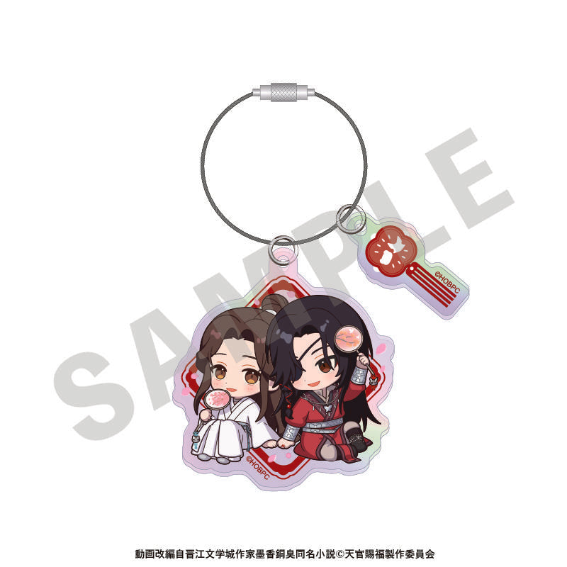 天官賜福 迷你角色 鋼絲對裝亞克力鑰匙扣