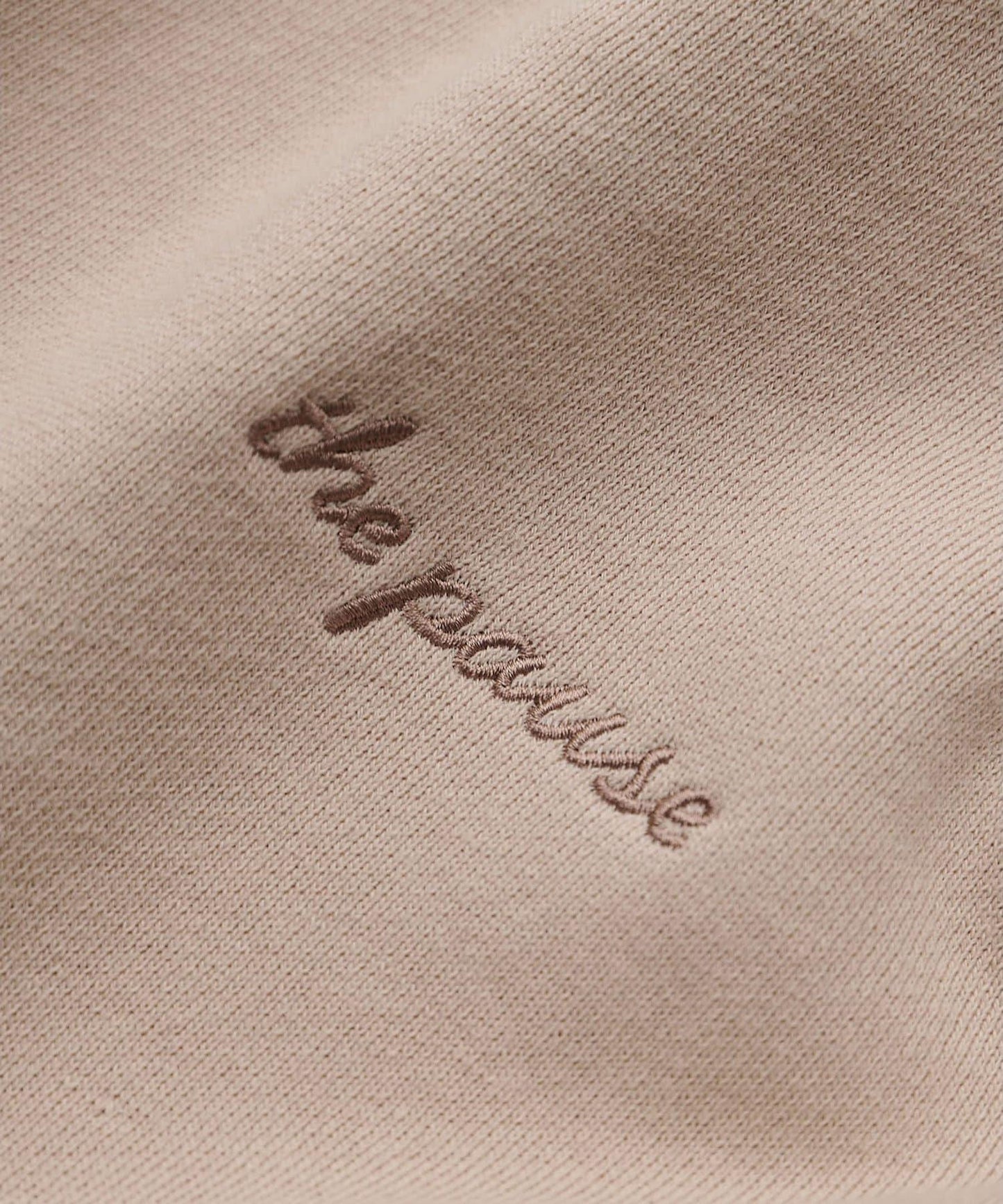 【THE PAUSE】刺繡短款衛衣