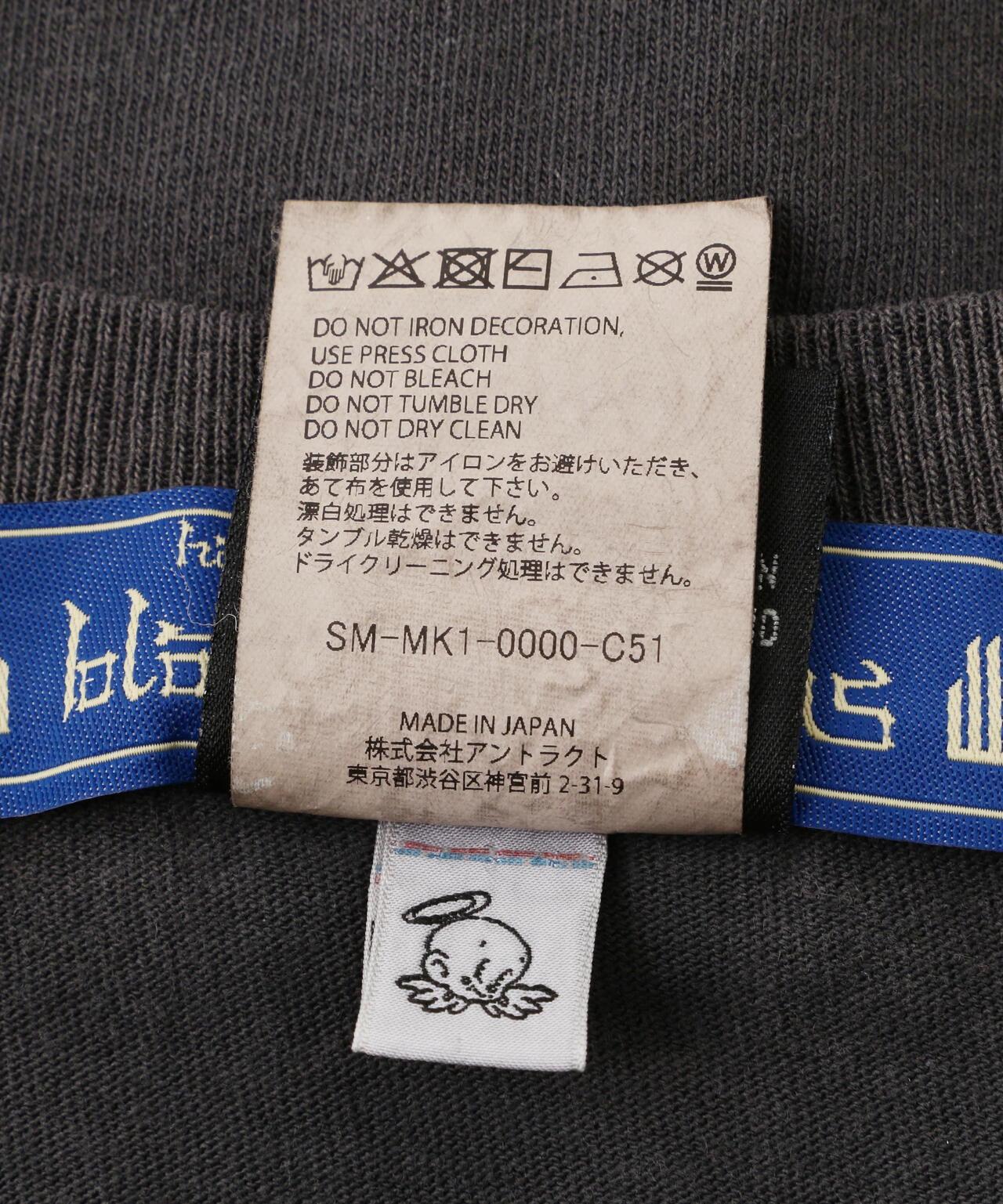 SAINT MICHAEL BKM_SS T-SHIRT PEACE BLACK 短袖T恤