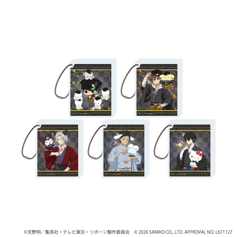 家庭教師HITMAN REBORN!(家庭教師)×SANRIO CHARACTERS 亞克力磚塊鑰匙扣01/完整套裝(全5種)(合作插畫)【完整套裝/5個裝】
