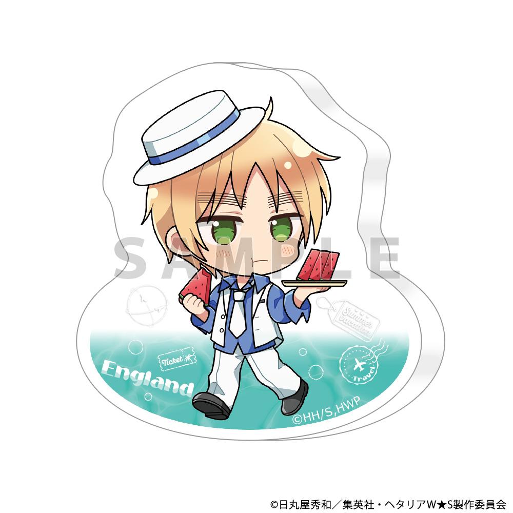 ヘタリア World★Stars(黑塔利亞 World★Stars) 異形亞克力磚(英國/夏日假期)