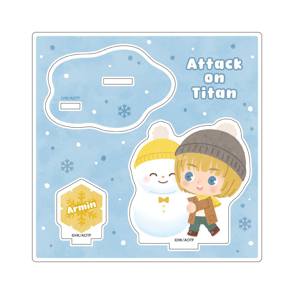 進擊的巨人 ちびキャラアクリルスタンド 雪だるまver. / アルミン・アルレルト