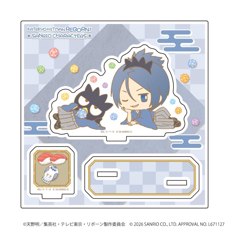 家庭教師HITMAN REBORN!(家庭教師)×SANRIO CHARACTERS 亞克力立牌18/六道骸×酷企鵝(合作插畫)