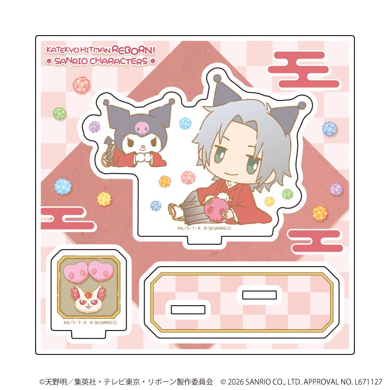 家庭教師HITMAN REBORN!(家庭教師)×SANRIO CHARACTERS 亞克力立牌 13/獄寺隼人×《庫洛米》(合作款)