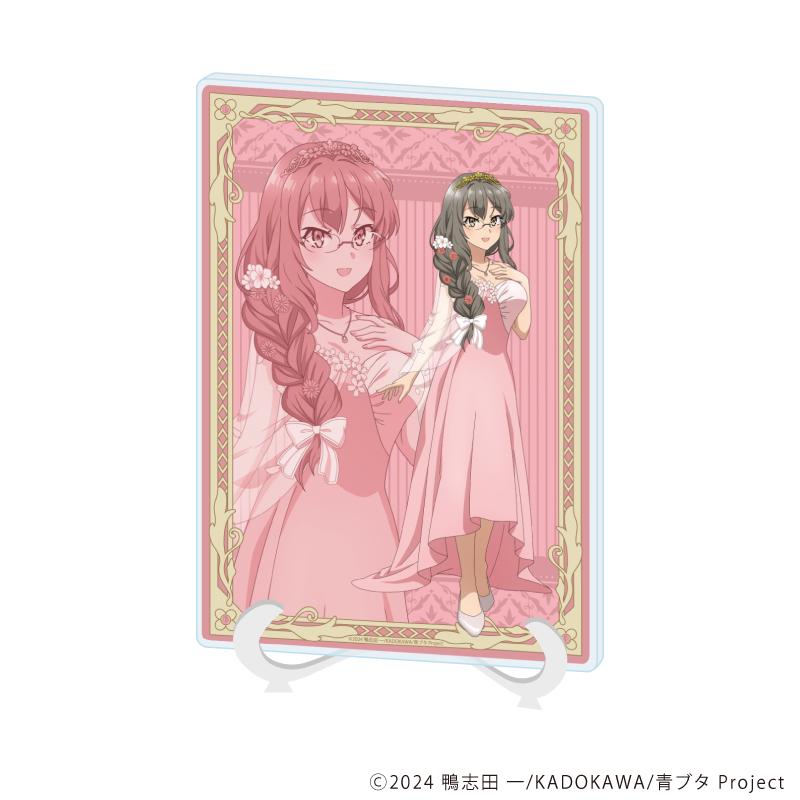 青春ブタ野郎シリーズ(青春豬頭少年系列) 雙葉理央 鮮花連衣裙ver.(新繪插畫) A5亞克力畫板07