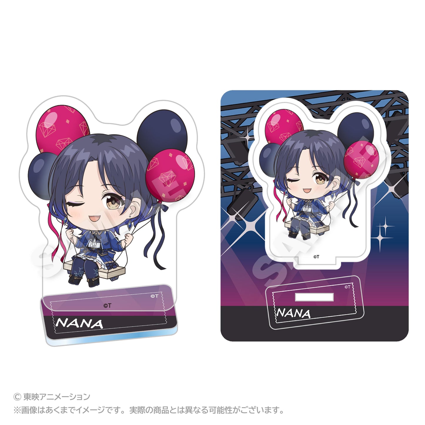 《哭泣少女樂隊》 ばるんこアクリルマスコット ナナ 亞克力掛件