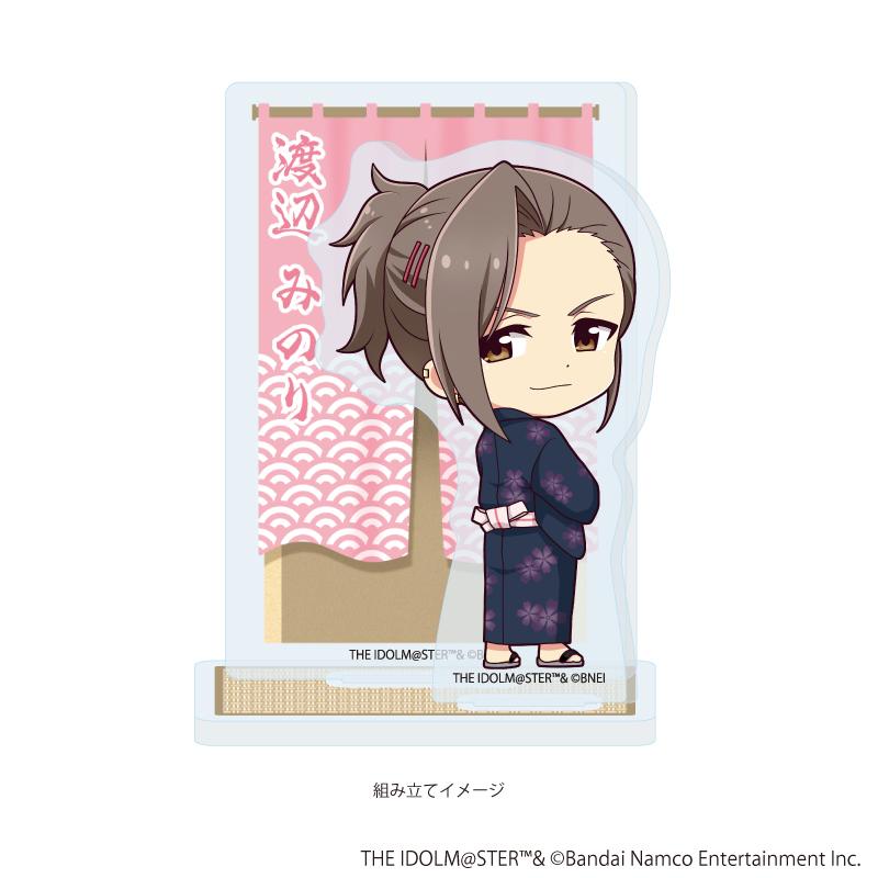 偶像大師 SideM(偶像大師 SideM) 渡辺みのり 浴衣ver. 迷你角色插畫 亞克力立牌