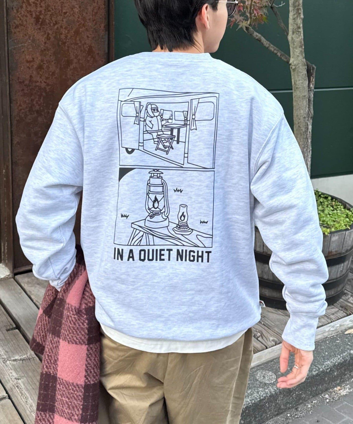 CIAOPANIC TYPY 單點刺繡加絨圓領衛衣