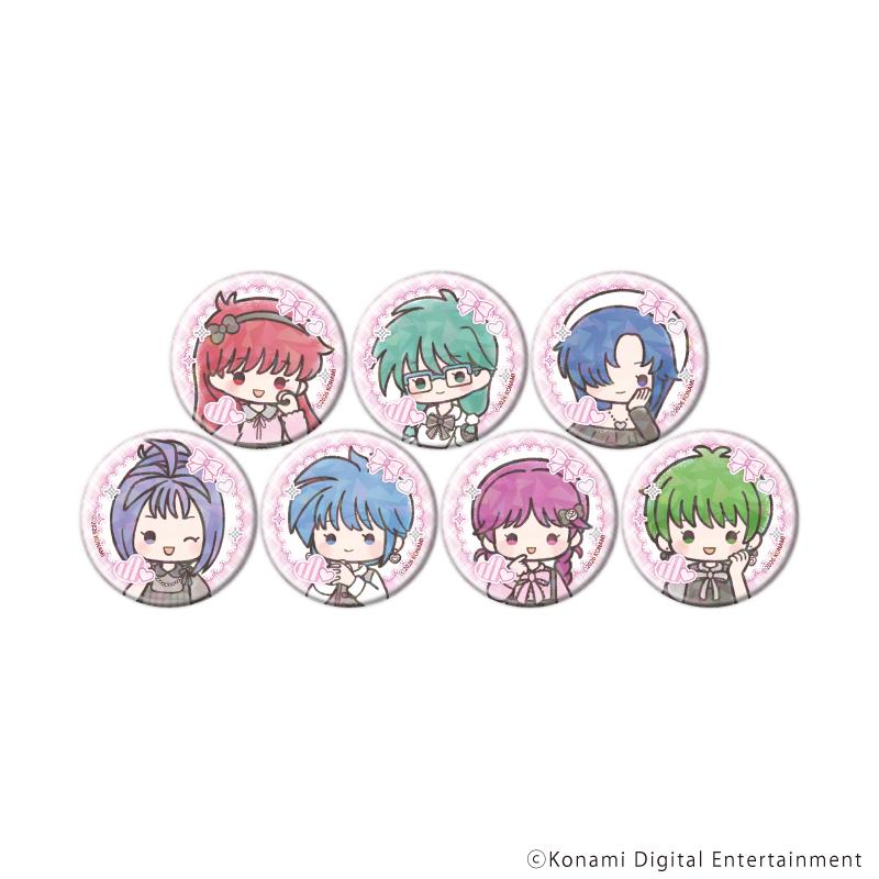 心跳回憶 (57mm) ホログラム徽章01/黑暗少女ver. 全套(共7種)(塗鴉藝術插畫)【全套/7個裝】