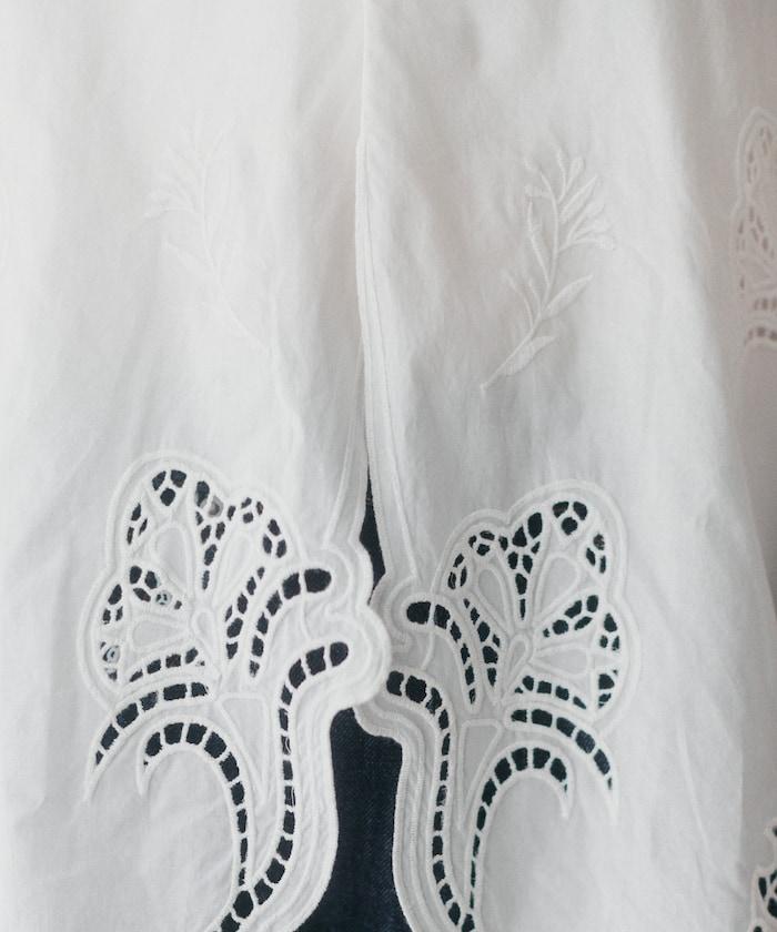 鏤空刺繡襯衫