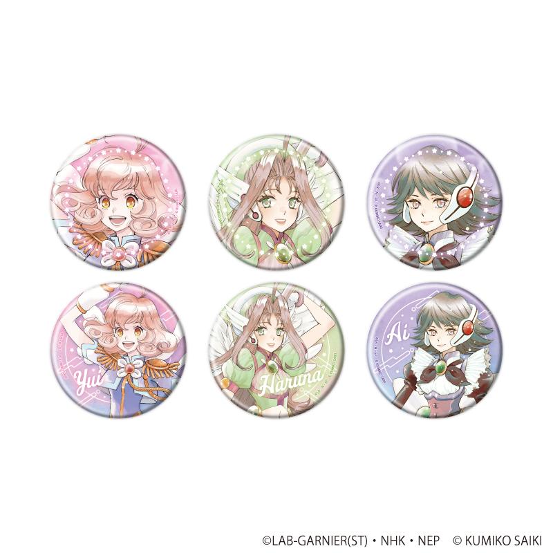 コレクター・ユイ(魔卡少女櫻) 缶バッジ21 全6種 描き下ろしイラスト コンプリートセット