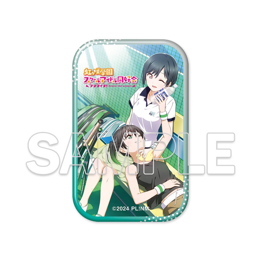 ラブライブ!虹ヶ咲學園スクールアイドル同好會(Love Live! 虹咲學園學園偶像同好會) 侑&栞子 方形徽章