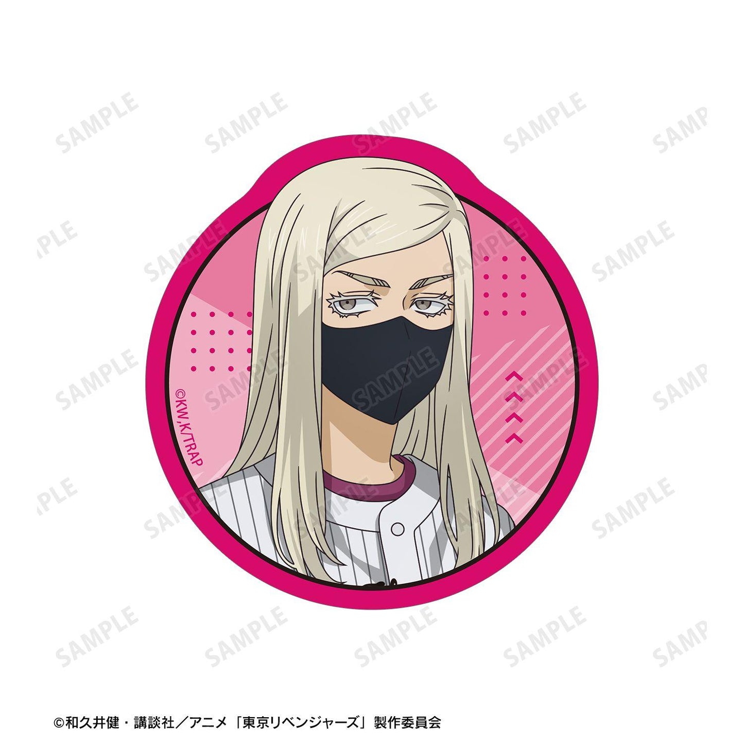 東京リベンジャーズ(東京復仇者) 描き下ろし 三途春千夜 ベースボールシャツver. 拼貼畫貼紙2個セット