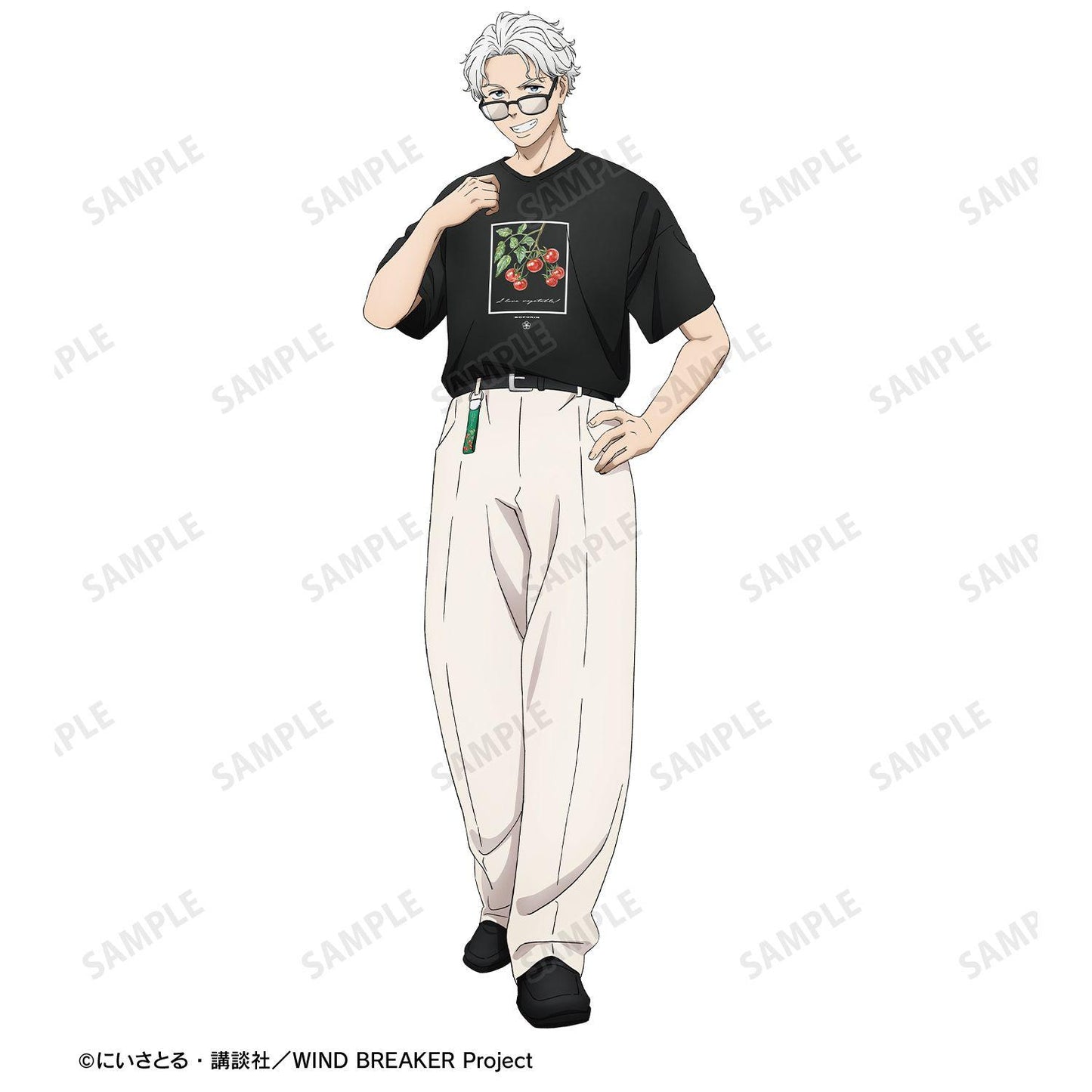 防風少年(防風少年) 描き下ろし 梅宮一 夏服ver. 鑰匙圈款PU鑰匙扣
