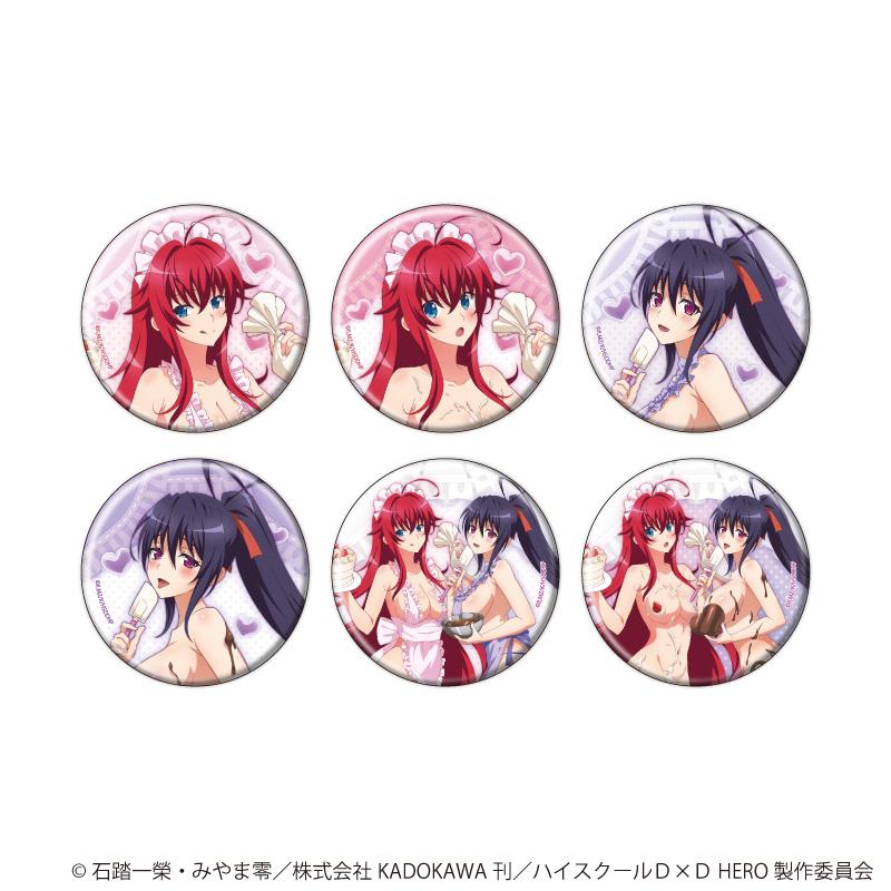 悪魔高校D×D(ハイスクールD×D) HERO 缶バッジ37/コンプリートセット(全6種)(描き下ろしイラスト)【コンプリートセット/6個入り】