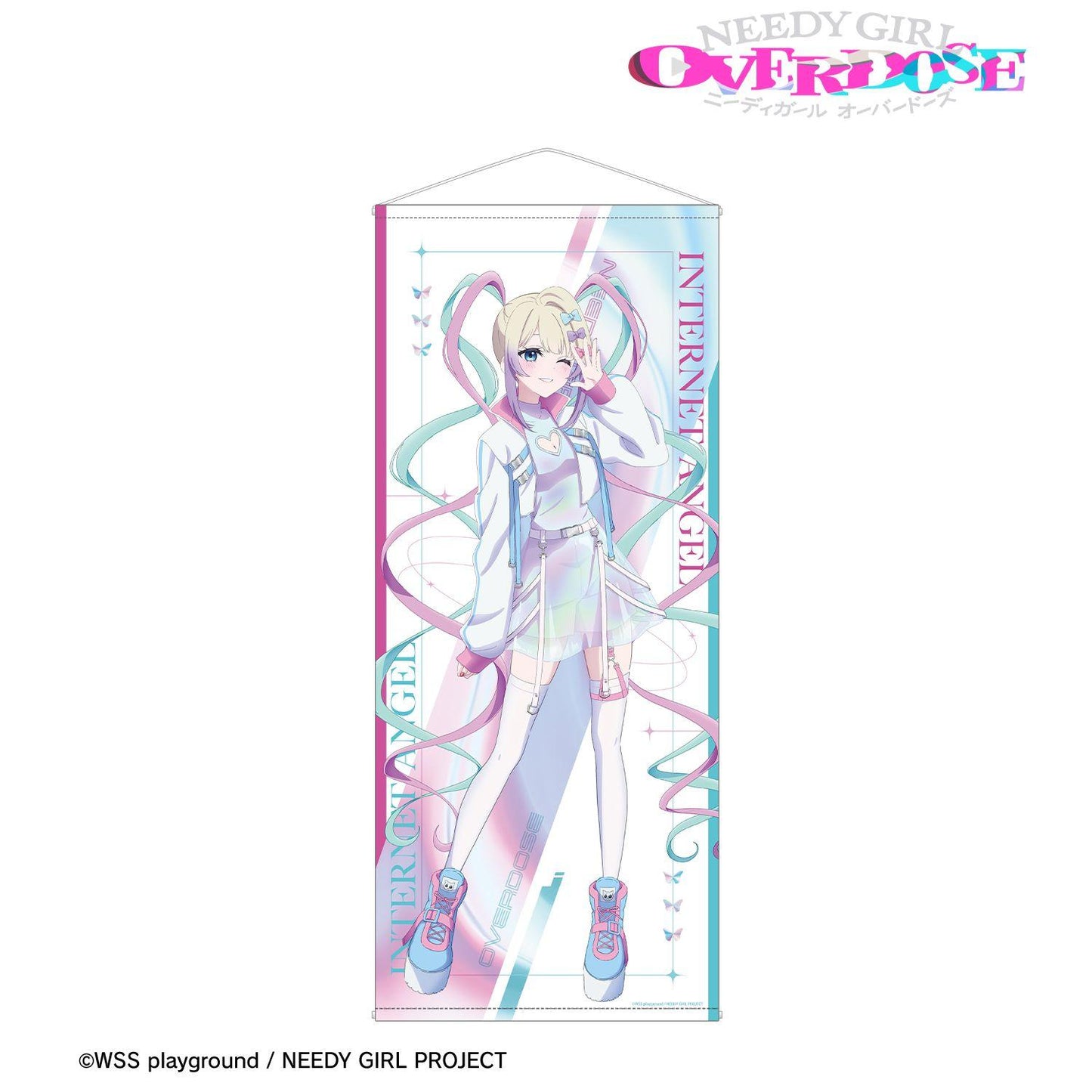 NEEDY GIRL OVERDOSE(需要你少女過載) 描き下ろし 超てんちゃん 戰術時尚ver. 等身掛畫