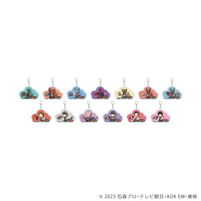 仮面ライダーゼッツ(假面騎士ZET) グラフアートイラストシリーズ 第二彈 亞克力鑰匙扣 (全13種)