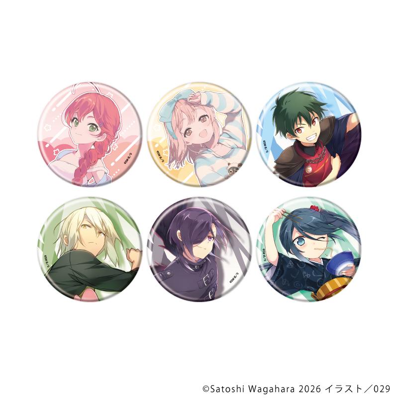 はたらく魔王さま!(打工吧!魔王大人) 缶バッジ01 全6種コンプリートセット 公式&描き下ろしイラスト【コンプリートセット/6個入り】