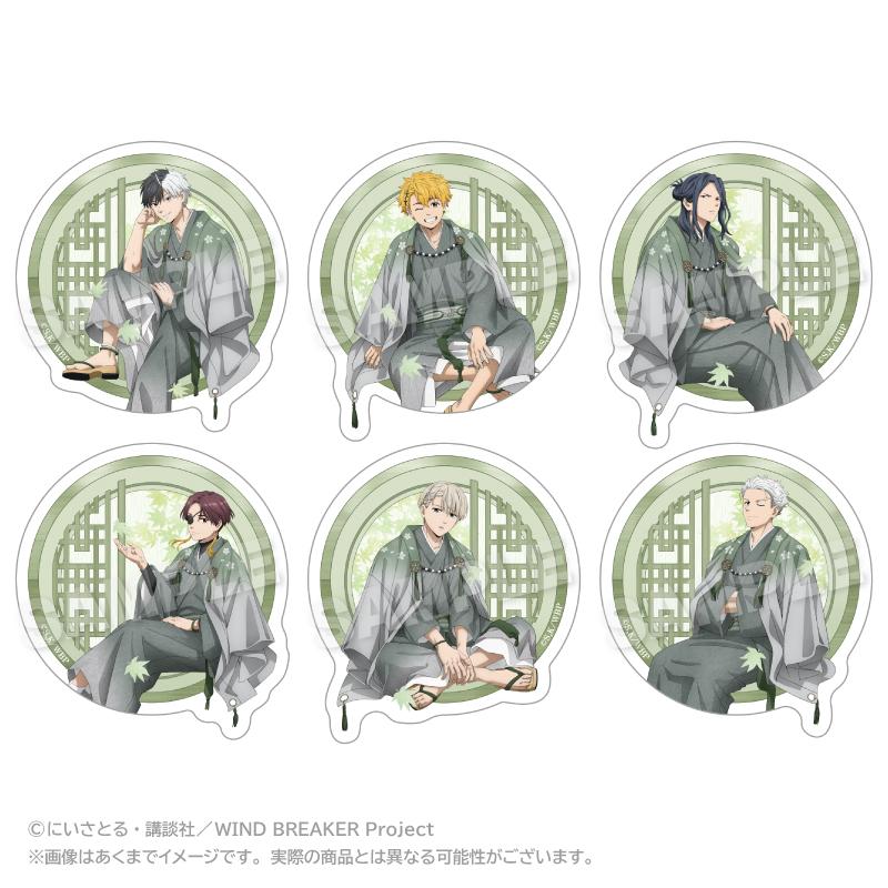防風少年(Bōfū Shōnen) 交易異形貼紙 圓窗ver. 【BOX/6個裝】