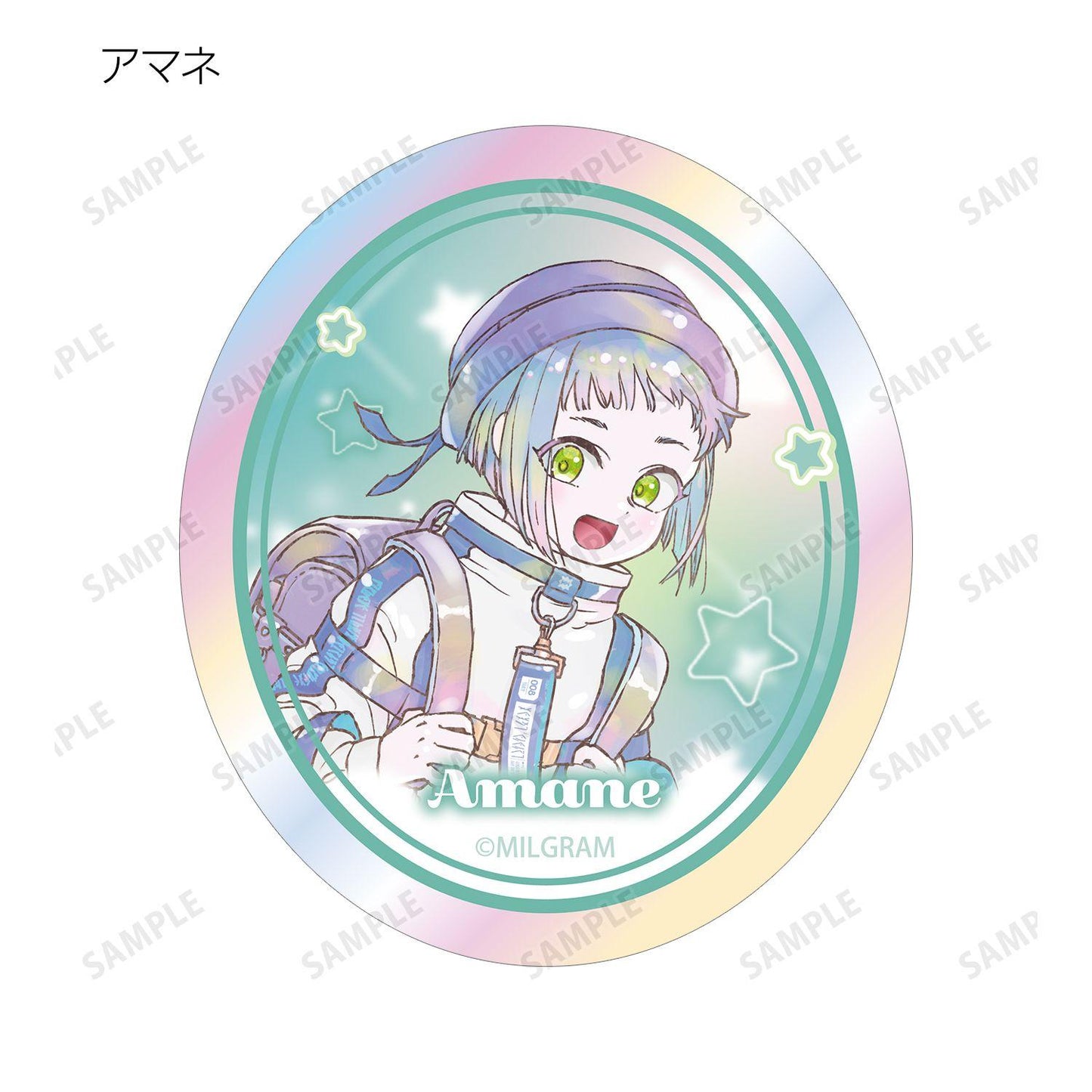 MILGRAM(ミルグラム) トレーディング Ani-Art KAWAII label オーロラダイカットステッカー ver.A (11パック入りコンプリートBOX)