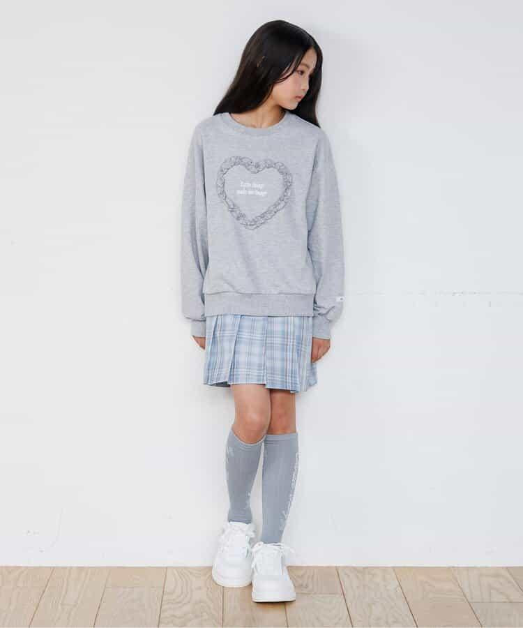 女孩風Logo高筒襪