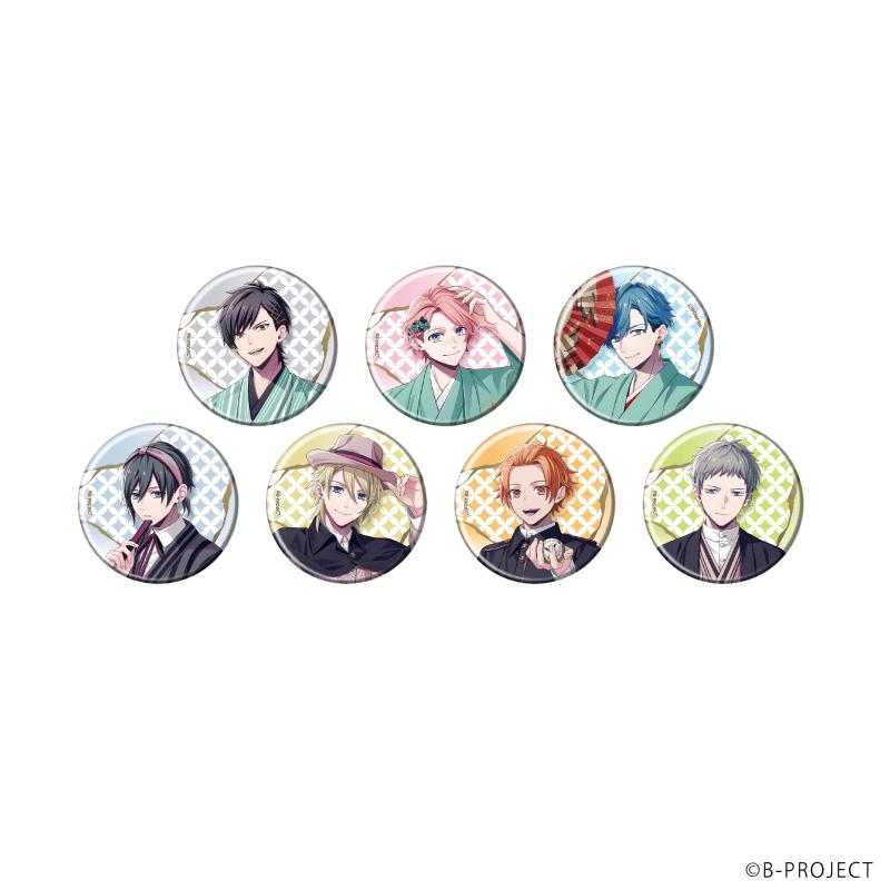 B-PROJECT 缶バッジ04/コンプリートセット(全7種)(描き下ろしイラスト)【コンプリートセット/7個入り】