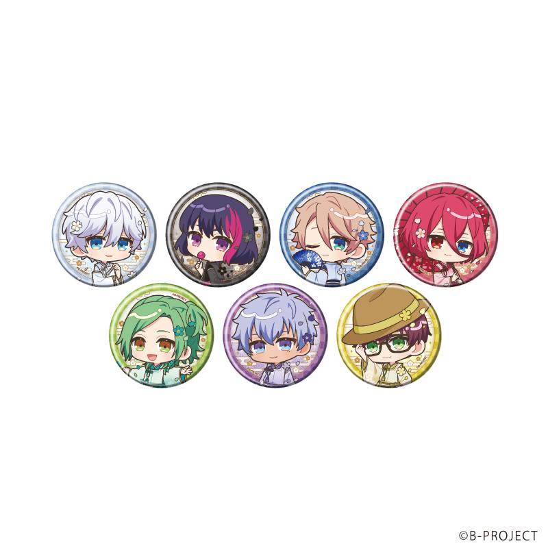 B-PROJECT 缶バッジ05/コンプリートセット(全7種)(ミニキャライラスト) 【コンプリートセット/7個入り】