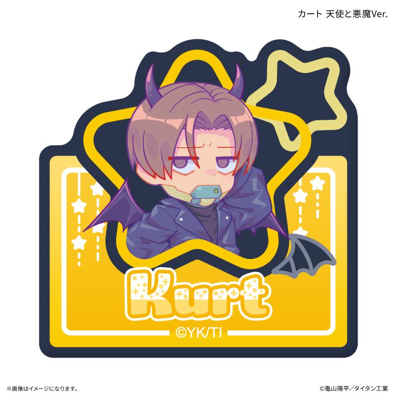 銀河特急ミルキー☆サブウェイ(銀河特急ミルキー☆サブウェイ) 惡魔與天使系列 角色徽章 卡通 天使與惡魔Ver.