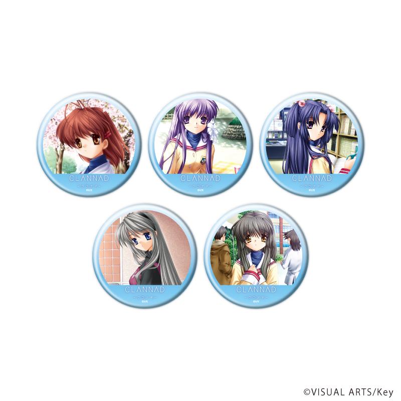 CLANNAD_缶バッジ02/コンプリートセット(全5種)(公式イラスト)【コンプリートセット/5個入り】