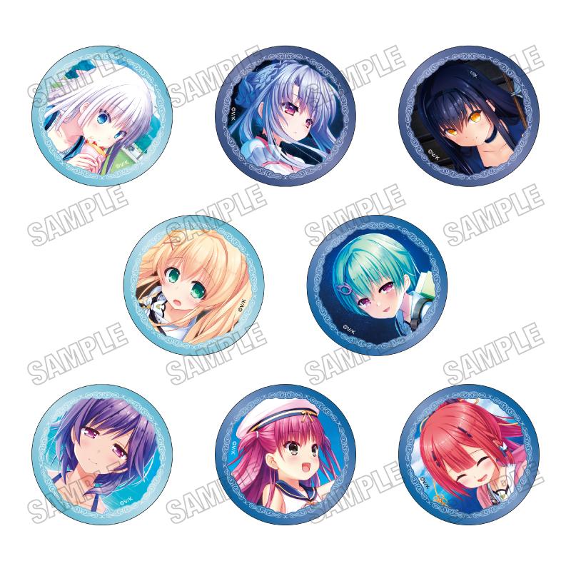 Summer Pockets REFLECTION BLUE_缶バッジコレクション【コンプリートBOX/8個入り】