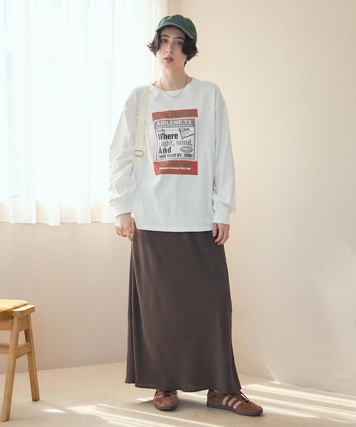 FREAK'S STORE 2026秋冬款 棉質印花長袖T恤 男士寬鬆圓領上衣