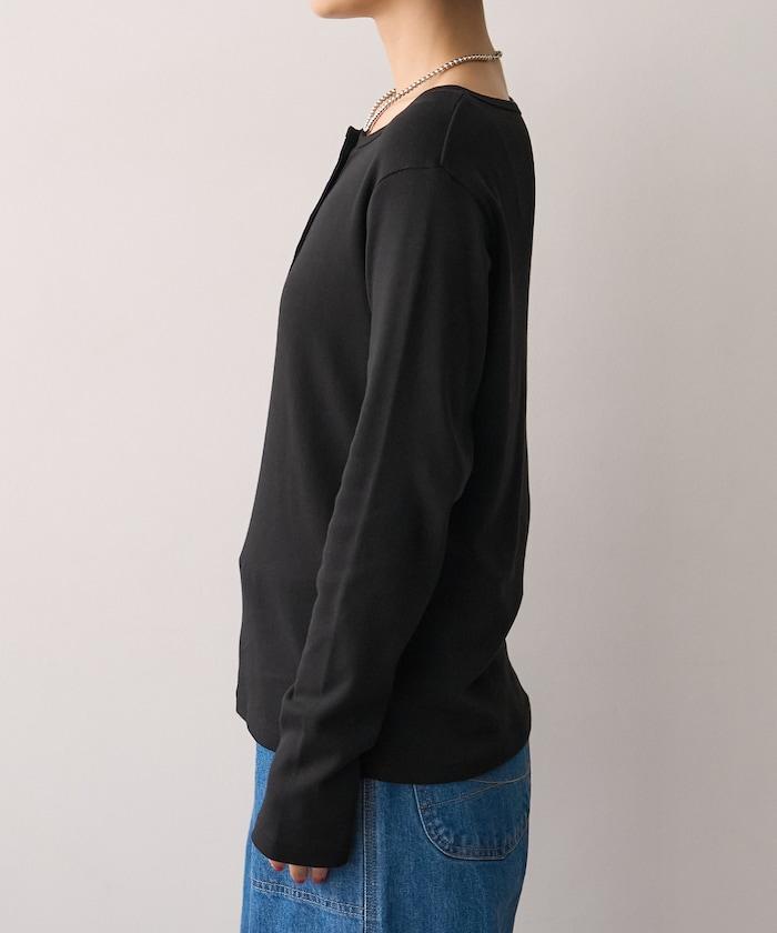 FREAK'S STORE INKEEP 溫度調節機能付き ヘンリーネック 長袖カットソー Tシャツ