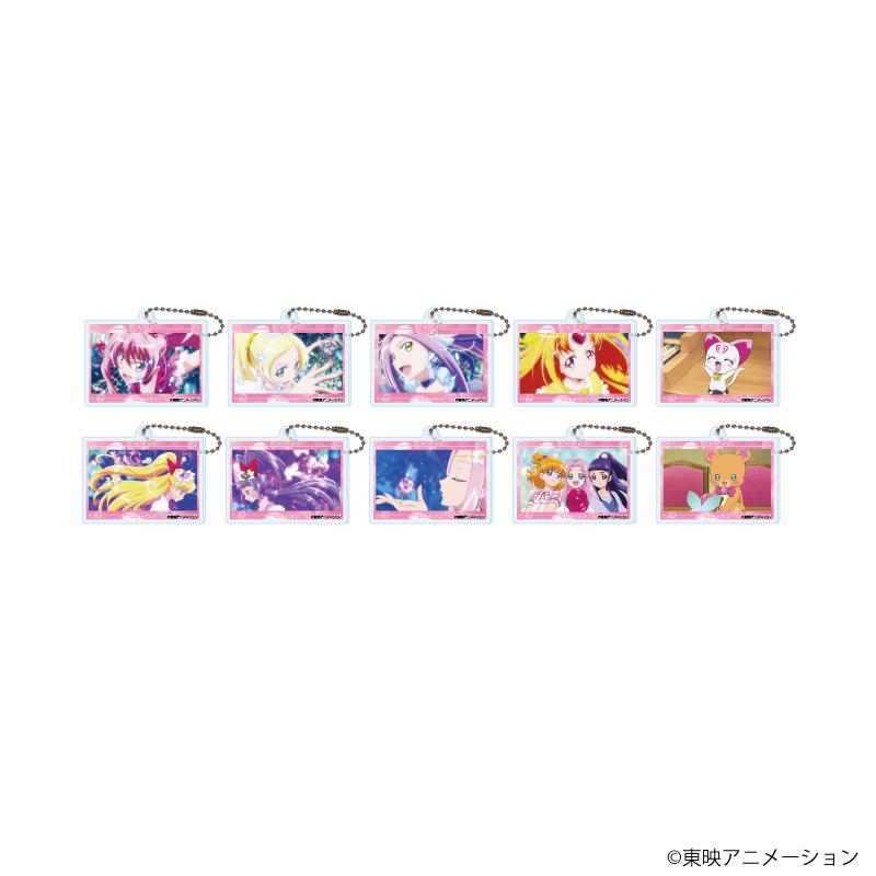 プリキュアシリーズ 甜心糖果魔法少女系列 亞克力鑰匙扣 03 全10種 收藏套裝 65mm以內 亞克力 金屬