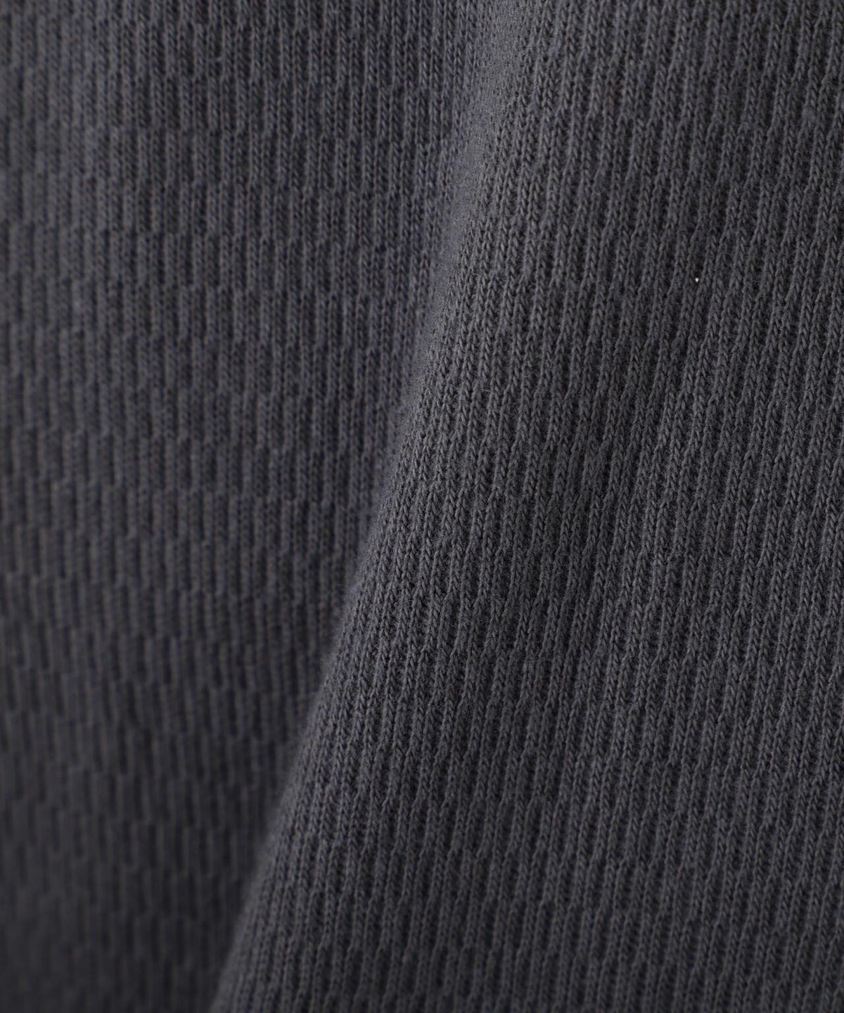 AVIREX 刺繡蜂窩華夫格亨利領T恤