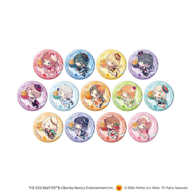 學園アイドルマスター×チュッパチャプス 聯名 徽章 盲盒 全13種 57mm 金屬 紙/膠捲 colleize
