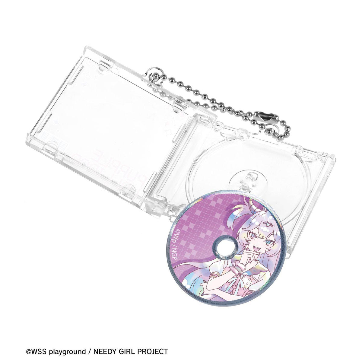 NEEDY GIRL OVERDOSE 動漫 Ani-Art KAWAII label CD封面造型鑰匙扣 聚苯乙烯