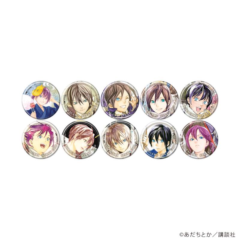 諾拉加美 缶バッジ05 夜トver. 全10種 角色徽章套裝