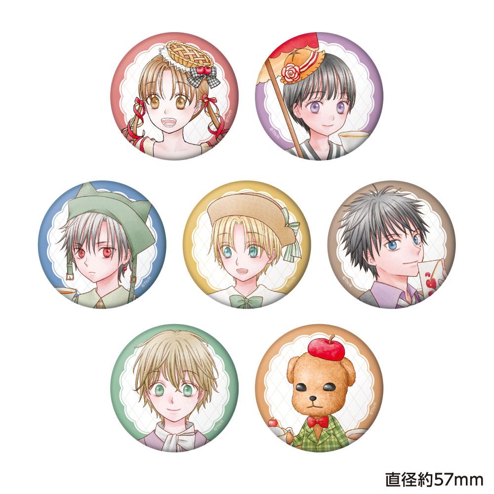 學園アリス 描き下ろし缶バッジ 7個セット 直徑57mm